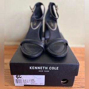 Kenneth Cole black platform heels, size 8.5